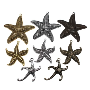 2 шт. большие подвески в виде морской звезды для изготовления ожерелья с морскими животными