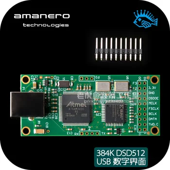 Италия Цифровой интерфейс USB Amanero Cas Поддерживает 384k Dsd512 Лучше, чем официальная сертификация Xmos