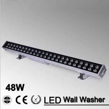 5 шт./лот Прожекторный точечный светодиодный светильник для мытья стен 48 Вт AC 220 В 110 В IP65 Водонепроницаемый RGB-светильник для мытья Сада Наружное Ландшафтное освещение