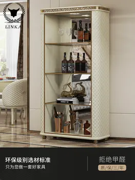 Постмодернистский роскошный винный шкаф комбинированный итальянский шкафчик для хранения вина в гостиной, декоративный шкаф для хранения вина