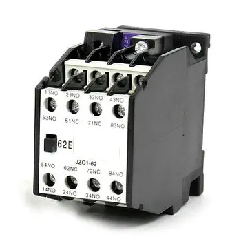 JZC1-62 Реле контакторного Типа переменного тока 24 В 50 Гц Напряжение катушки 3-Фазное 6NO + 2NC