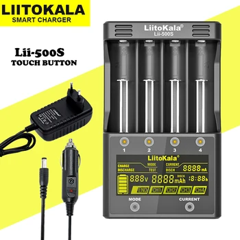 Liitokala Lii-500 Lii-M4 Lii-500S Lii-S8 Lii-600 ЖК-дисплей 3,7 В 18650 18350 18500 21700 14500 26650 AA NiMH Литий-ионный аккумулятор Зарядное устройство