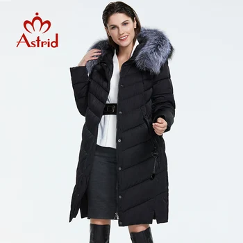 Astrid 2023, новое поступление зимы, пуховик, женская куртка с меховым воротником, свободная одежда, верхняя одежда, качественное женское зимнее пальто FR-2160