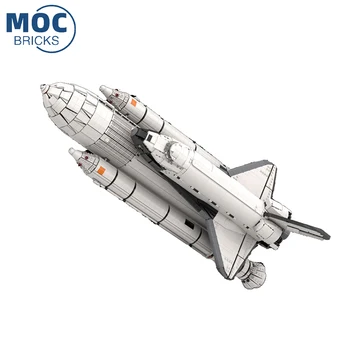 MOC Space War Serice Наука Креативные игрушки Космическая ракета Сборка Строительного блока Модель устройства 