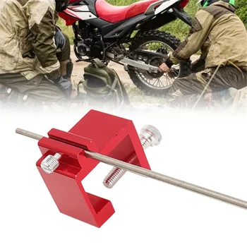 Инструмент для выравнивания цепи Звездочка Мотоцикл ATV Мотоцикл Байк 1 Цвет Инструмент для выравнивания цепи Черный Синий Красный Инструмент для регулировки цепи