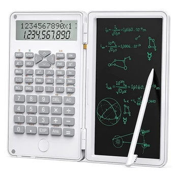 Научные калькуляторы, 12-значный складной финансовый калькулятор, настольный калькулятор с двойным ЖК-дисплеем для школьного офиса
