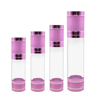 15ml30ml50ml розовая безвоздушная бутылка лосьон эмульсионная эссенция туалетный тонер водная основа увлажняющая косметическая упаковка для кожи