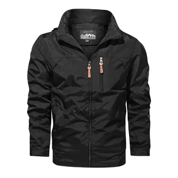 Куртки и пальто Тактическая куртка, мужская технологичная одежда, тренч, зимняя лыжная куртка оверсайз, мужская ветровая треккинговая куртка с застежкой-молнией