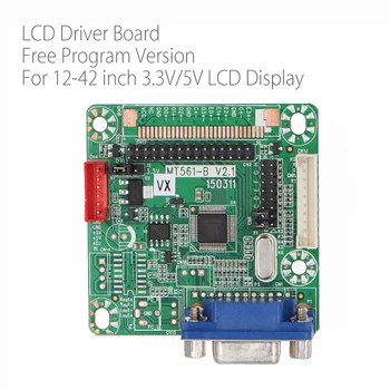 Бесплатная программа Verison MT516-B General LVDS LCD Driver Board VGA для 12-42-дюймовой ЖК-панели монитора Jump Cap DC 5V IN 3.3V/5V