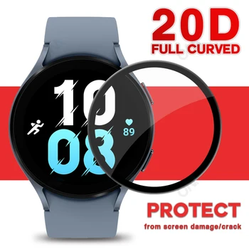 Защитная пленка для экрана Samsung Galaxy Watch 5 4 40 мм 44 мм С изогнутым краем, защитная пленка для Samsung Galaxy Watch 5 Без стекла