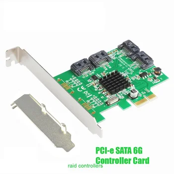 PCI-E X1, 4-портовая плата контроллера SATA III, Набор микросхем Marvel 88SE9215