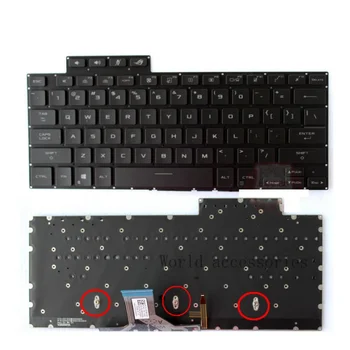 Новая Клавиатура с подсветкой из США/RU для Игрового ноутбука ASUS ROG Flow X13 GV301, GV301QC, GV301QH, GV301QH, GV301QE