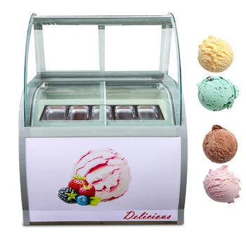 Коммерческая Витрина для мороженого Охлажденная Витрина Для Эскимо Морозильники Для Каши Машина для хранения мороженого 200 Вт