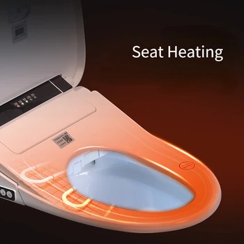 Крышка сиденья унитаза мгновенного нагрева, Сушка теплым воздухом, Электронные биде Smart Plate
