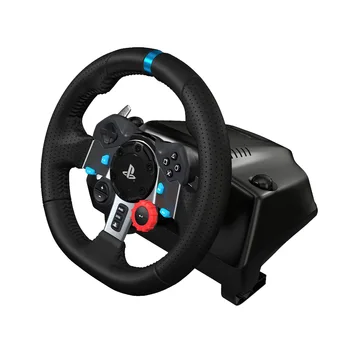 Двухмоторное гоночное колесо Logitech G29 с педалями, реагирующими на PlayStation 4