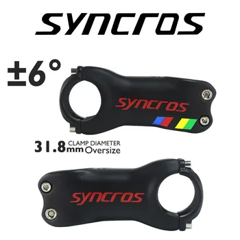 Syncros FRASER IC SL ультралегкий углепластиковый горный/гоночный велосипедный шест угол наклона детали -6/-17 градусов 31,8X80/90 мм