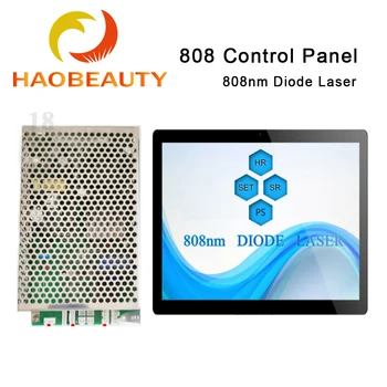 808-нм полупроводниковый модуль для удаления волос Система управления + ЖК-дисплей + Блок питания