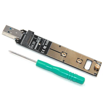 Карта адаптера USB 3.1 M.2 NVME SSD PCIe к USB 3.0 2.0 Карта конвертера с термопастой JMS583 с чипом NVMe SSD модульный разъем