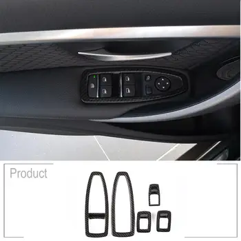 5 шт. кнопка включения дверного стеклоподъемника автомобиля, отделка рамы, автомобильные аксессуары для BMW 3 серии 2013-2019, автомобильные аксессуары