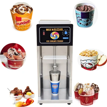 Новейшая полностью автоматическая машина для приготовления фруктового мороженого с закручиванием/Автоматический миксер для мороженого с закручиванием замороженного йогурта/Блендер для мороженого с закручиванием настоящих фруктов