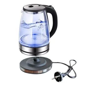 Стеклянный Электрический Чайник для быстрого нагрева воды и нагреватель для чая, кофе, молока Новый Челночный корабль