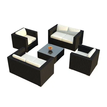 Уличное кресло из ротанга, диван, солнцезащитный крем, водонепроницаемое кресло из ротанга, комбинированная мебель