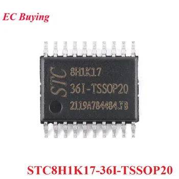 STC8H1K17 STC8H1K17-36I STC 8H1K17 TSSOP20 Однокристальный Усовершенствованный 1T 8051 Микроконтроллер MCU Микросхема контроллера Новый Оригинальный
