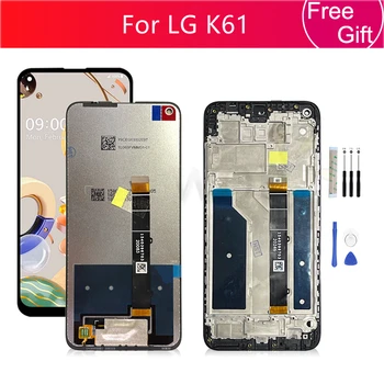 Для LG K61 ЖК-дисплей с Сенсорным экраном Дигитайзер В Сборе LMQ630EAW LM-Q630EAW LM-Q630 Дисплей Для LG Q61 Запасные Части для Ремонта