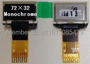 0,48-дюймовый 8-контактный белый OLED-экран SPD0301 с интерфейсом IC 72*32 SPI