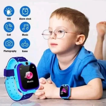 Детские Смарт-Часы 2G SIM-Карта, Часы для Звонков, Детская Камера, Игровые Смарт-Часы, Фонарик, Детский Подарок, Умные Часы 2023 для IOS Android