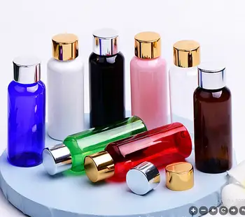 пластиковая ПЭТ-бутылка объемом 50 мл, лосьон, эмульсия, сыворотка, эссенция, увлажняющий гель, тонер, жидкость для отбеливания, косметическая упаковка для ухода за кожей