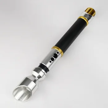 Креативная модель рукояти лазерного меча, Сабля, Металлическая Пустая рукоять, Высококачественные Аксессуары для светового меча на заказ для косплея