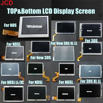 JCD 1 шт. Замена Экрана ЖК-дисплея Сверху и снизу для DS Lite Для DSL Для NDSi XL NDSL Для 3DS Новый 3DS XL LL