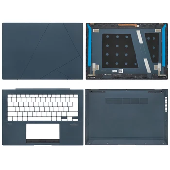 Новая задняя крышка ноутбука/Подставка для рук, верхний регистр/Нижняя базовая крышка, Верхний нижний регистр для Asus Zenbook NB5929, синий чехол для кондиционера