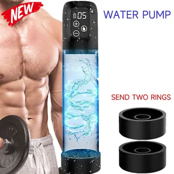 Новый водяной насос для увеличения пениса, расширитель члена, Секс-игрушка для мужчин, Товары для взрослых, Электрический вакуумный насос, удлинитель