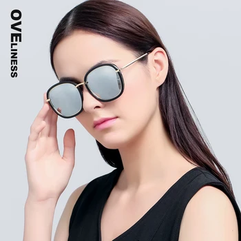 женские солнцезащитные очки в стиле ретро из сплава, брендовая дизайнерская обувь 2020, роскошные винтажные солнцезащитные очки с поляризацией uv400, Женские солнцезащитные очки