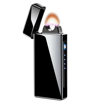 Электронная зажигалка Fierce Fire, USB-зарядка, прикуриватель, Металлическая плазменная ветрозащитная зажигалка, сенсорный креативный подарок мужчине