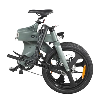Склад в США Электрический Электровелосипед 7 Скоростной Городской складной Электровелосипед 250 Вт с задней ступицей, Мотор 20 дюймов, Электрический складной Велосипед