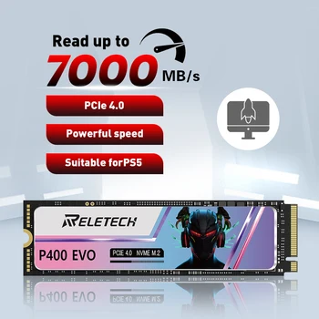SSD Reletech P400 EVO M.2 NVMe PCIe Gen 4.0 1T2T 2280 M2 SSD Сверхскоростной твердотельный накопитель для настольного ноутбука Playstation 5 ps5
