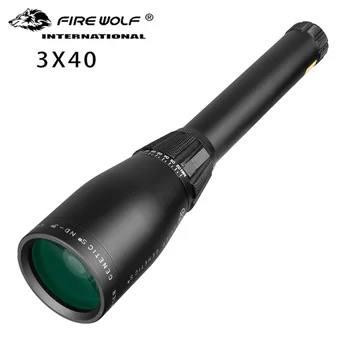 Flre Wolf Laser ND3x40 Дальнобойный зеленый лазерный обозначающий код С регулируемой дальностью установки охотничьих принадлежностей