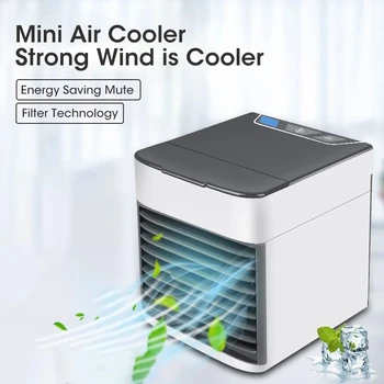 Портативный Кондиционер Xiaomi Mini Usb Air Cooler Кондиционер для домашнего Офиса, вентилятор охлаждения холодного воздуха, Увлажнитель