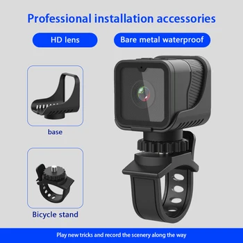 портативная спортивная мини-камера высокой четкости 1080p с точкой доступа WiFi, водонепроницаемая камера, видеорегистратор для вождения мотоциклов и велосипедов