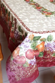 Бесплатная доставка-скатерть из жаккардовой ткани Napa fruit Continental