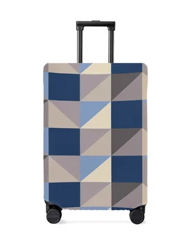 Геометрический треугольный чехол для багажа, эластичный чехол для багажа, чехол для чемодана 18-32 дюймов, пылезащитный чехол, аксессуары для путешествий