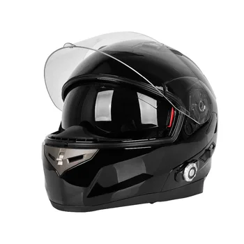 Мотоциклетный Bluetooth-шлем: FM-радио, радиус действия внутренней связи 5 00 метров, группа из 3 гонщиков разговаривает BM2-S