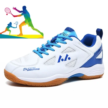 Новые модные теннисные туфли, Уличная Дышащая мужская/женская профессиональная спортивная обувь для мальчиков и девочек, обувь для тренировок по бадминтону