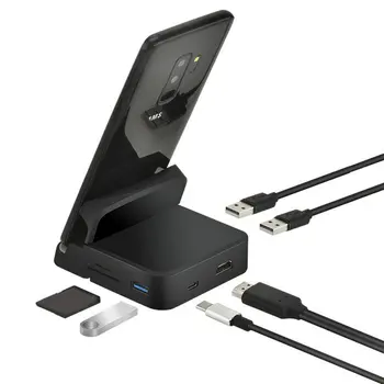 8 В 1 Тип C HDMI-совместимый концентратор Док-станция для телефона USB C/3.0 для TF для чтения SD-карт Зарядное Устройство HD Комплект Для MacBook Samsung