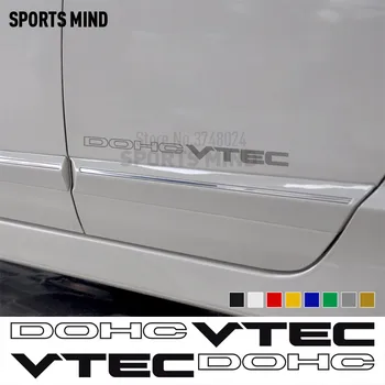 1 пара DOHC VTEC наклейка с изображением автомобиля Автомобили Автомобильный стайлинг для Honda Civic Si Accord JDM внешние аксессуары