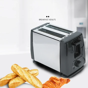 2023 2 ломтика автоматический тостер для хлеба с быстрым нагревом, домашняя машина для завтрака, тостер из нержавеющей стали, выпечка, приготовление пищи