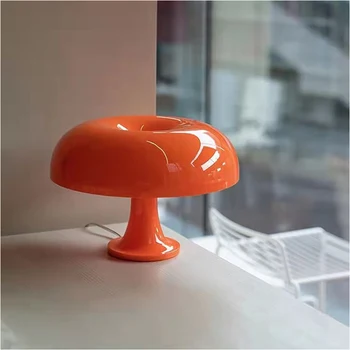 ZK20, Итальянская дизайнерская светодиодная настольная лампа в виде гриба, прикроватная тумбочка для спальни, украшение для гостиной, современные минималистичные настольные лампы